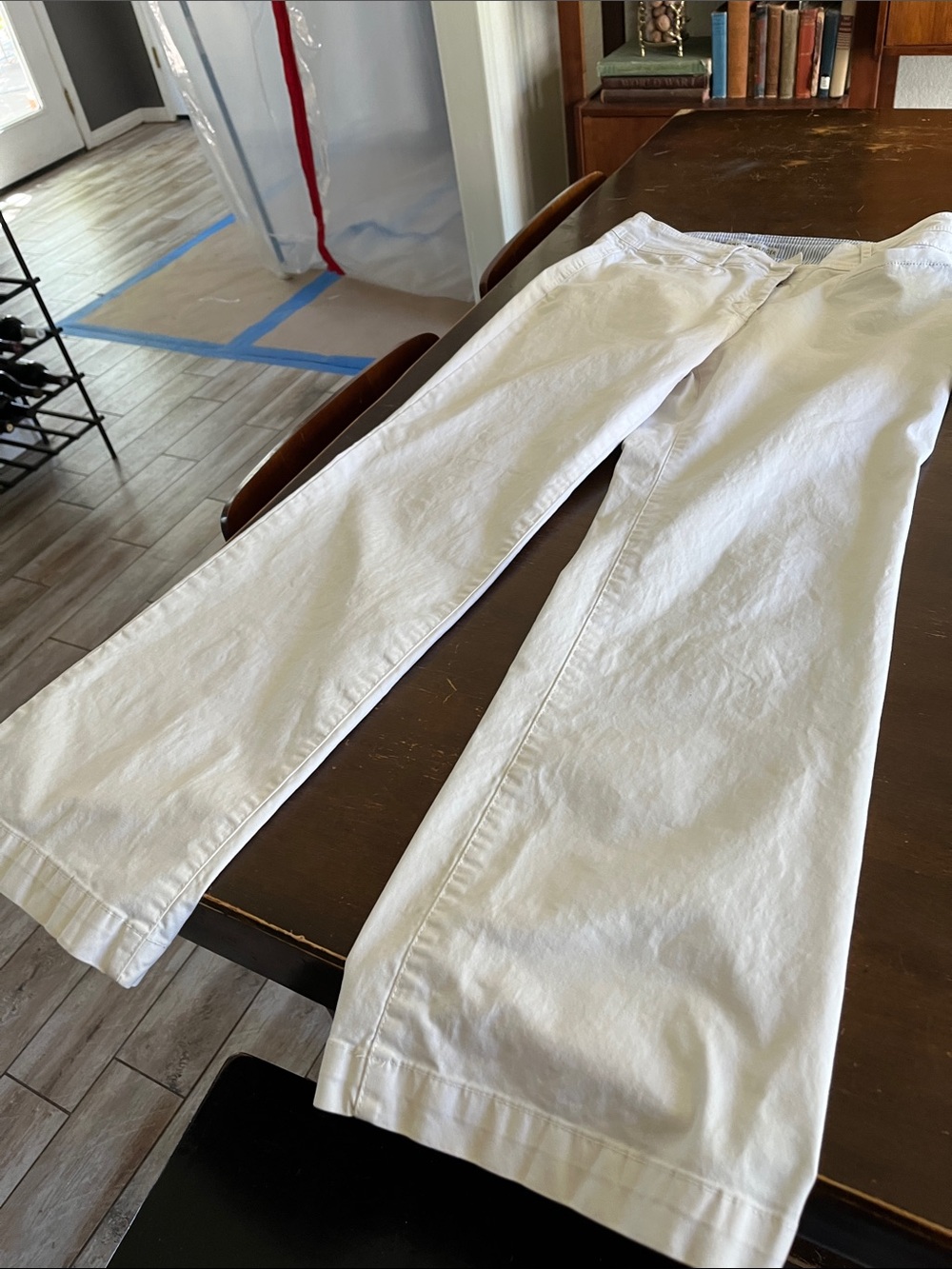 Tommy Hilfiger Off-White Cotton Chino Pants
